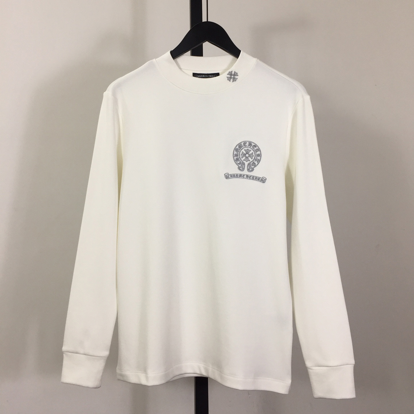 Chrome Hearts Logo Long-Sleeve Tee - DesignerGu