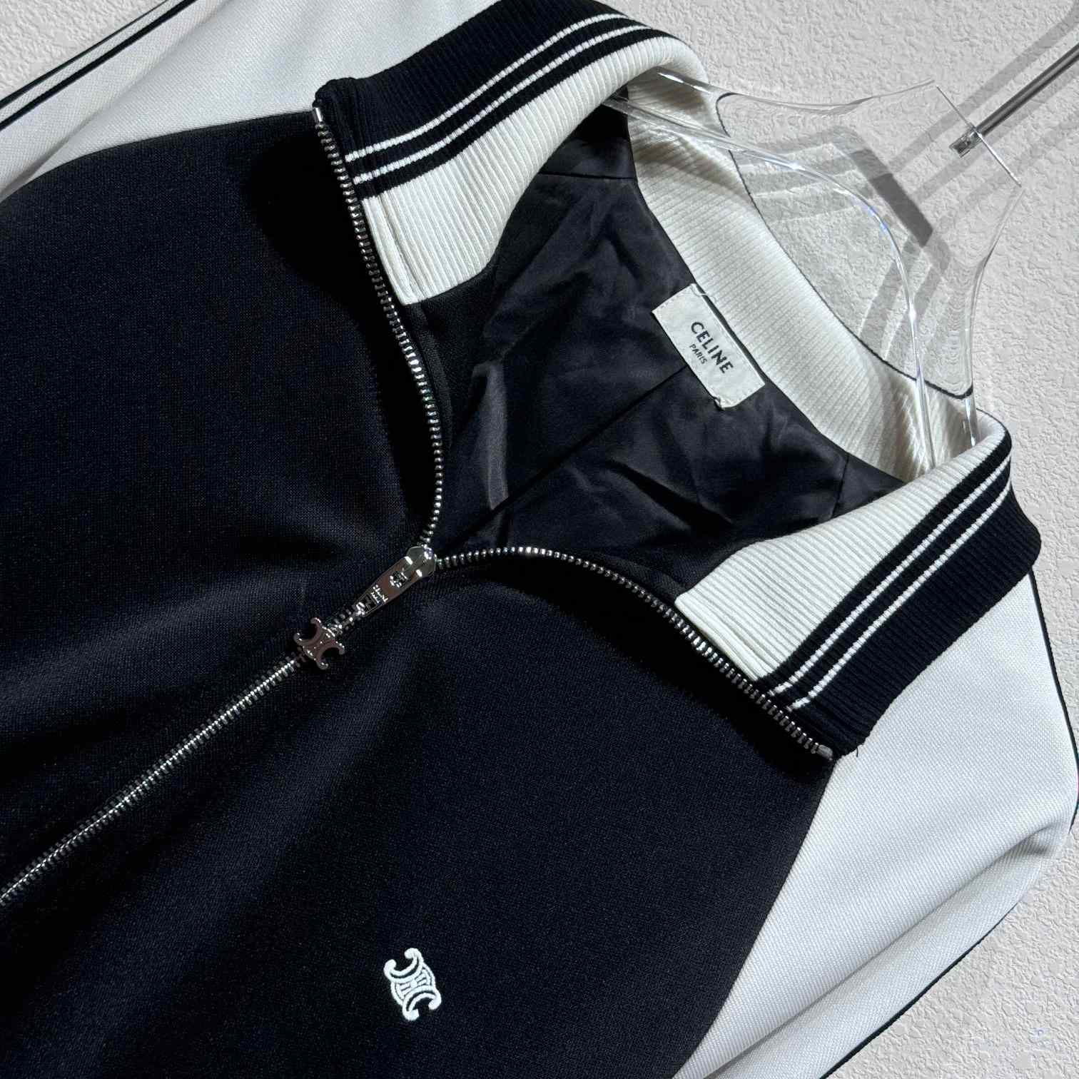 Celine Tracksuit Jacket In Double Face Jersey - DesignerGu