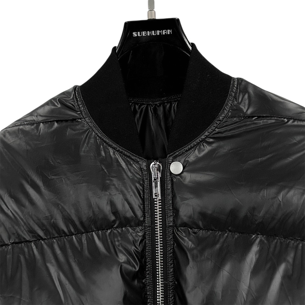 Rick Owens FW24 Porterville Flight Jkt In Black - DesignerGu