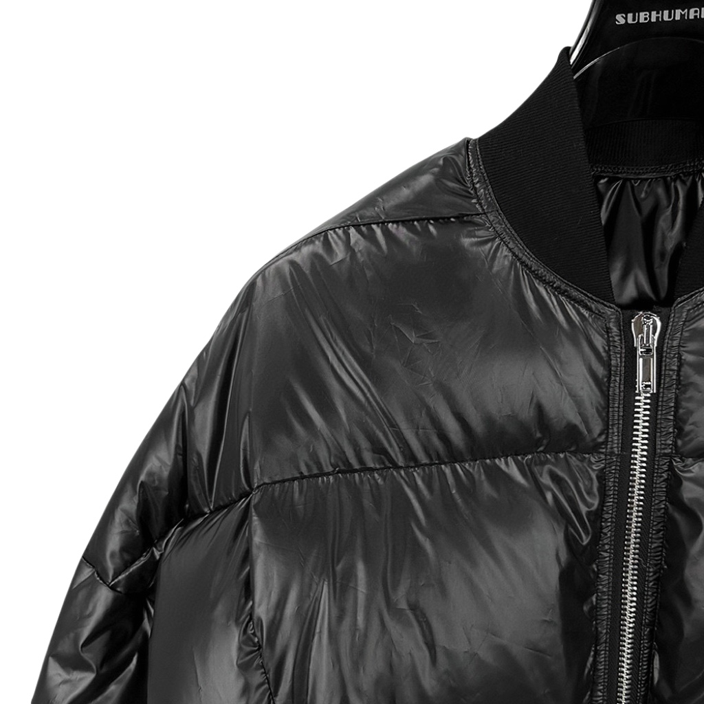 Rick Owens FW24 Porterville Flight Jkt In Black - DesignerGu