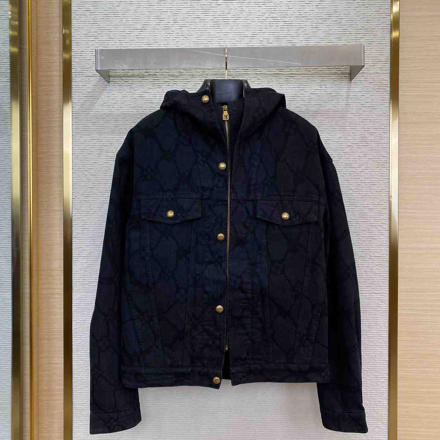 Louis Vuitton Monogram Denim Hooded Blouson - DesignerGu