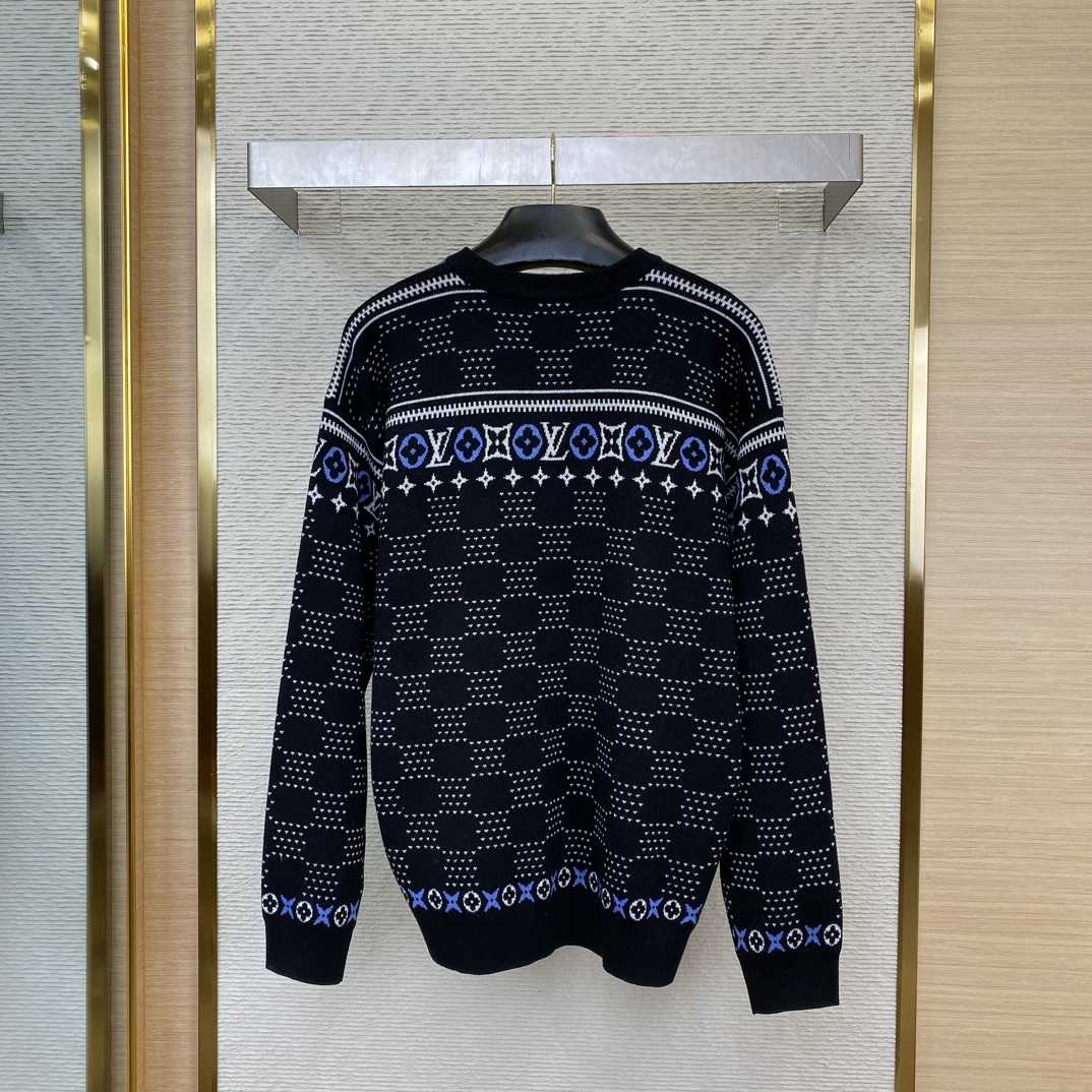 Louis Vuitton Jacquard Wool Pullover   1AGJU8 - DesignerGu