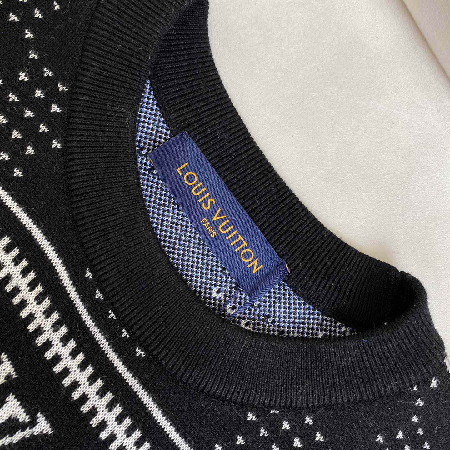 Louis Vuitton Jacquard Wool Pullover   1AGJU8 - DesignerGu