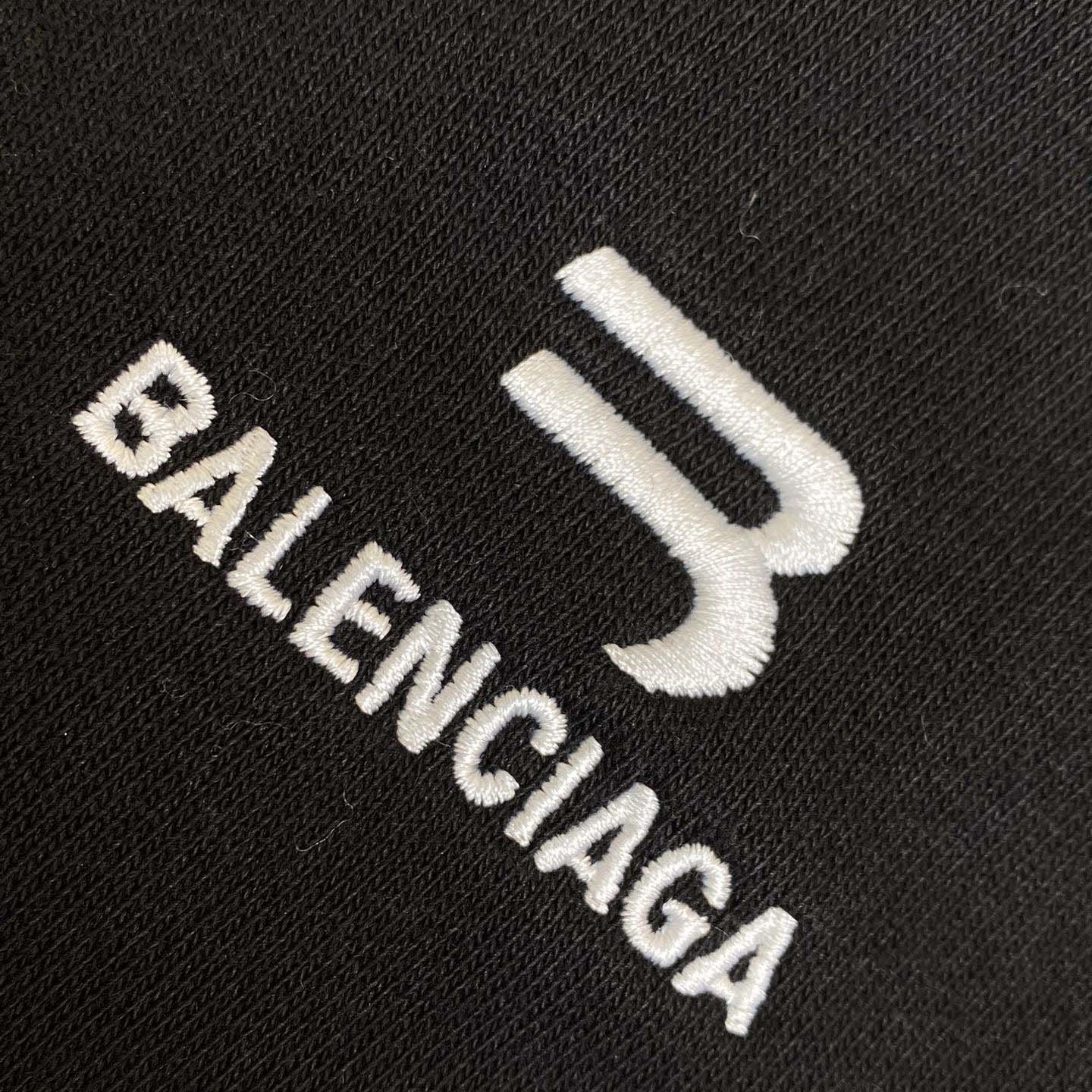 Balenciaga Sporty B Trompe L'oeil Waistband Baggy Sweatpants - DesignerGu