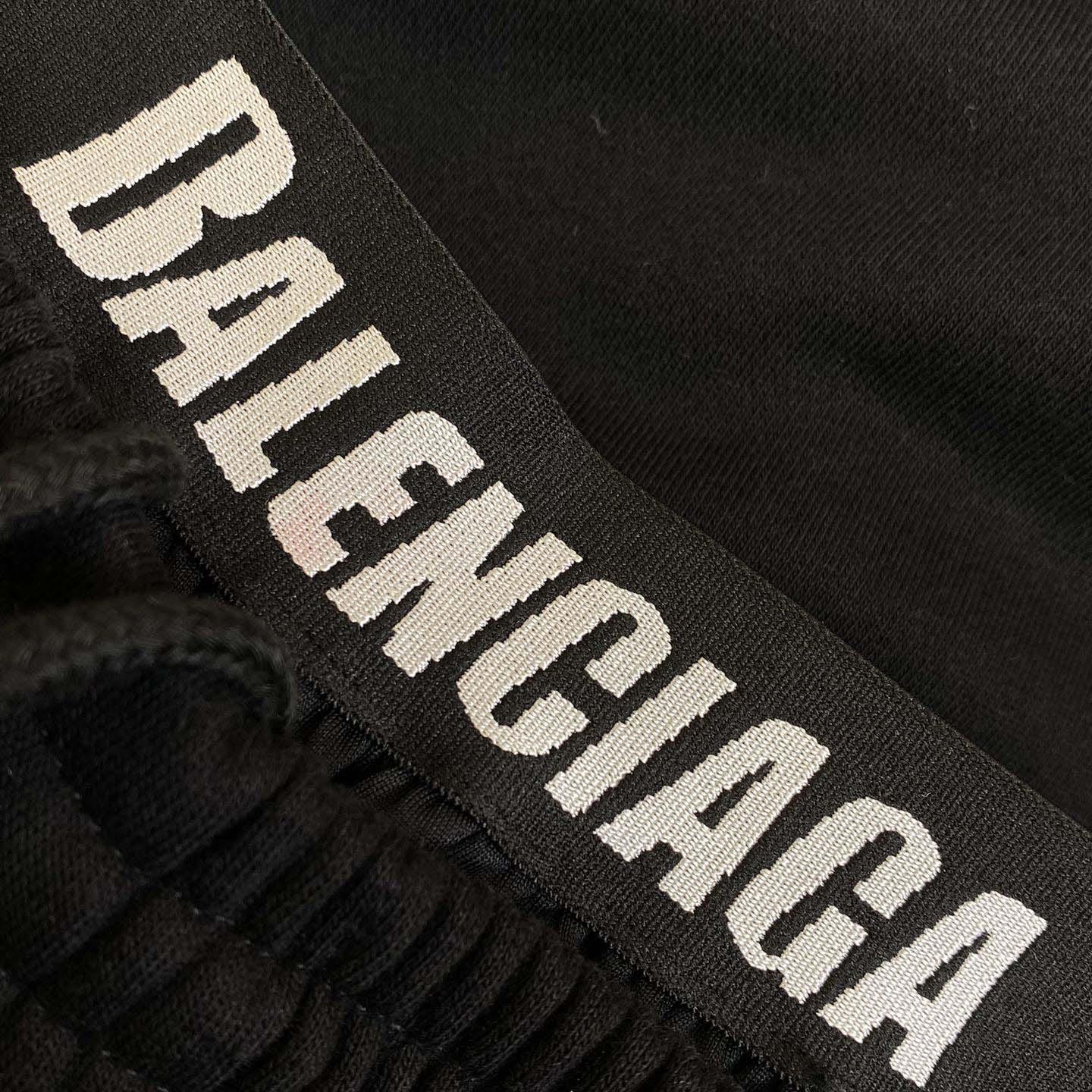 Balenciaga Sporty B Trompe L'oeil Waistband Baggy Sweatpants - DesignerGu