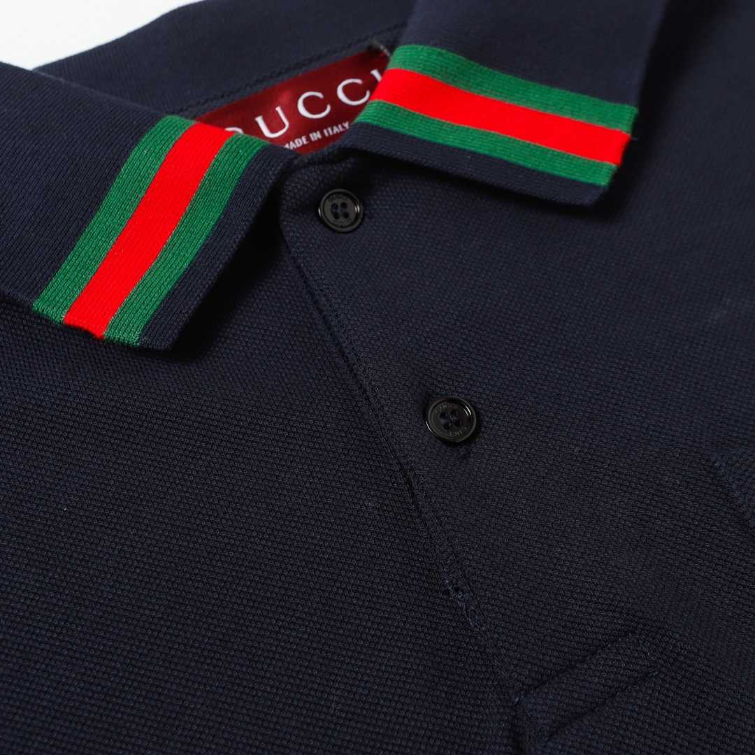 Gucci Cotton Polo Shirt With Web - DesignerGu