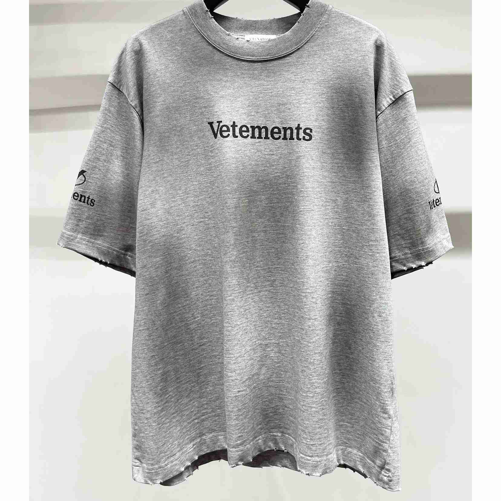 Vetements Cotton T-Shirt - DesignerGu