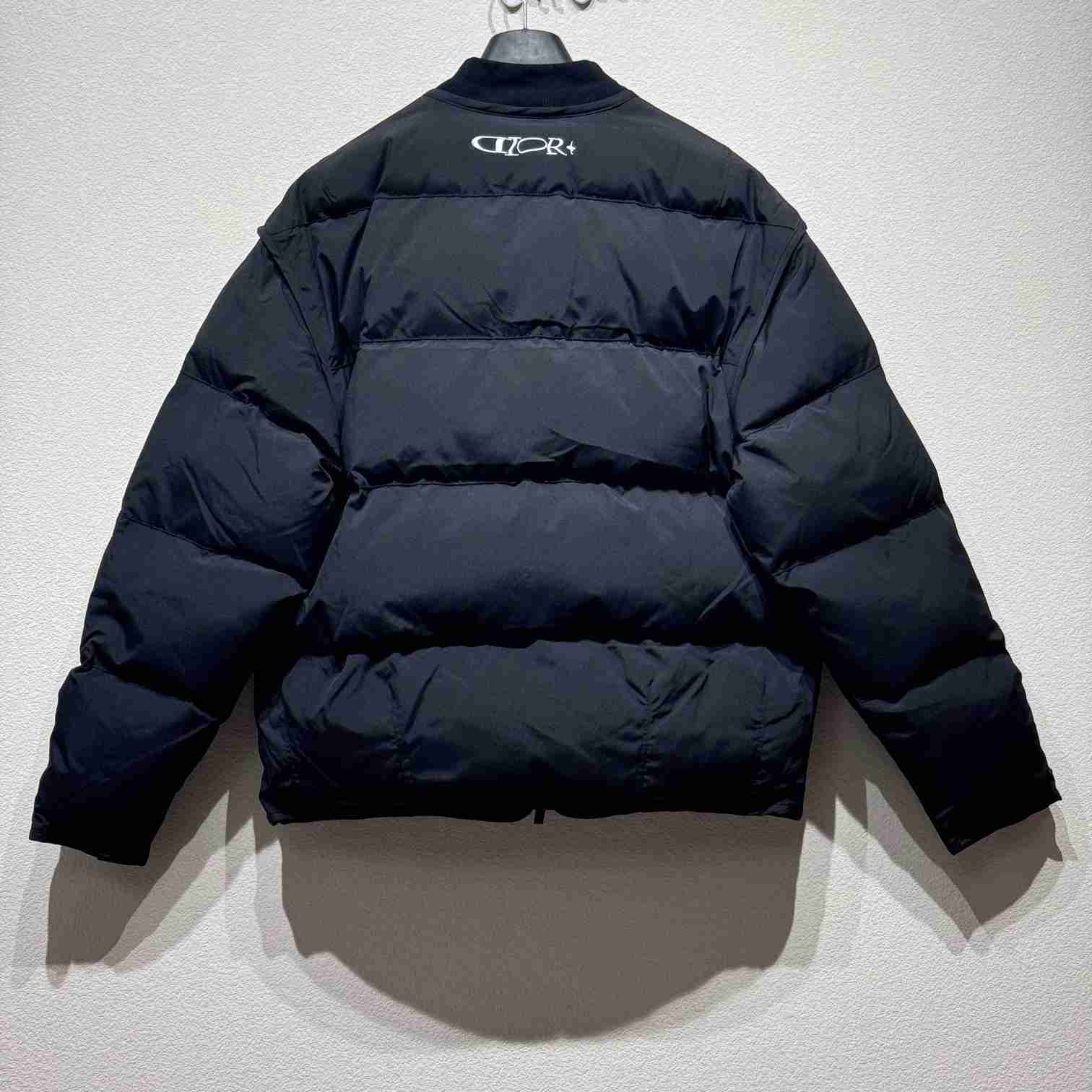 Dior AND LEWIS HAMILTON Puffer Jacket With Removable Sleeves  - DesignerGu