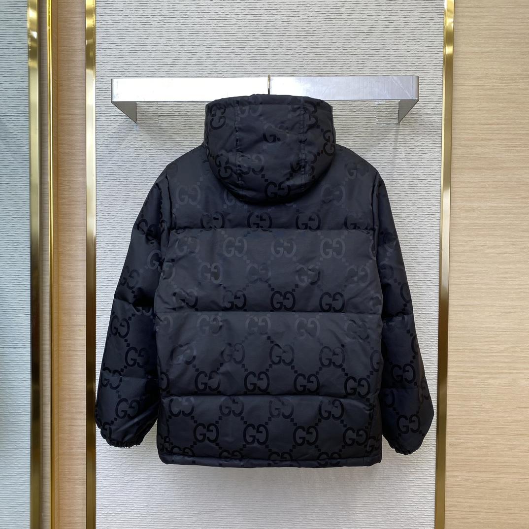 Gucci Jumbo Gg Canvas Jacket - DesignerGu