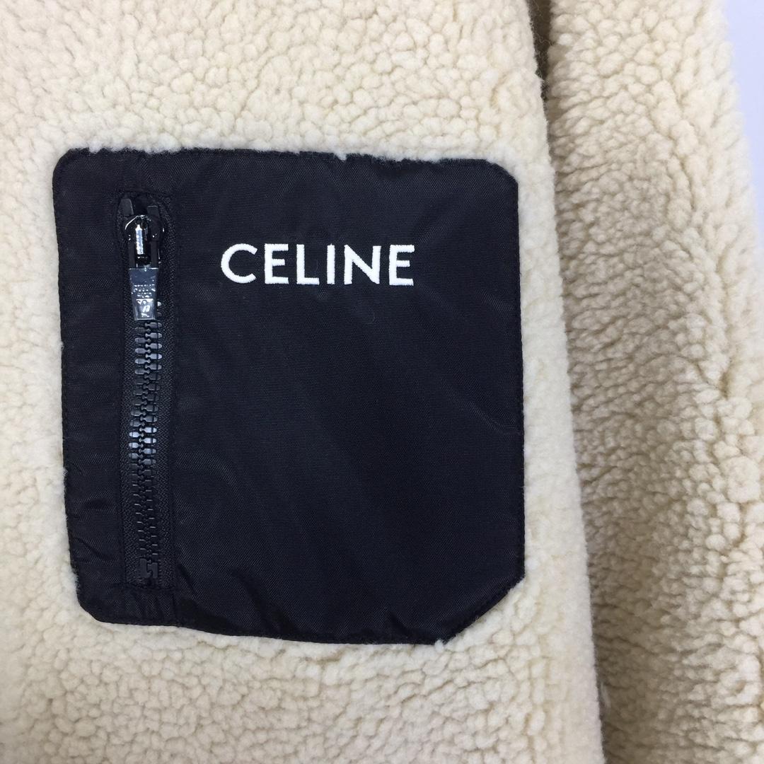 Celine Loose Jacket In Jersey Fleece - DesignerGu