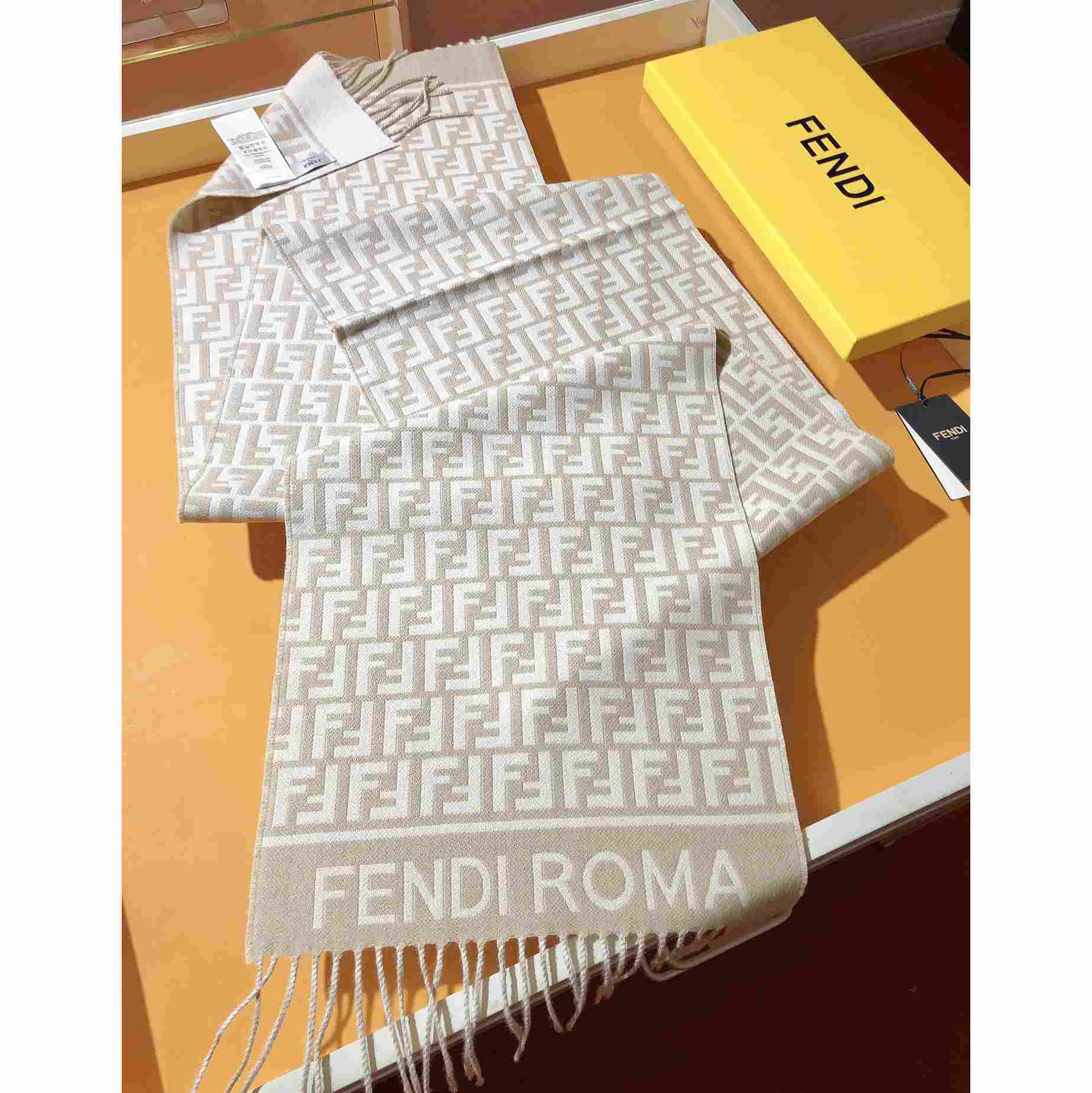 Fendi Wool Scarf  - DesignerGu