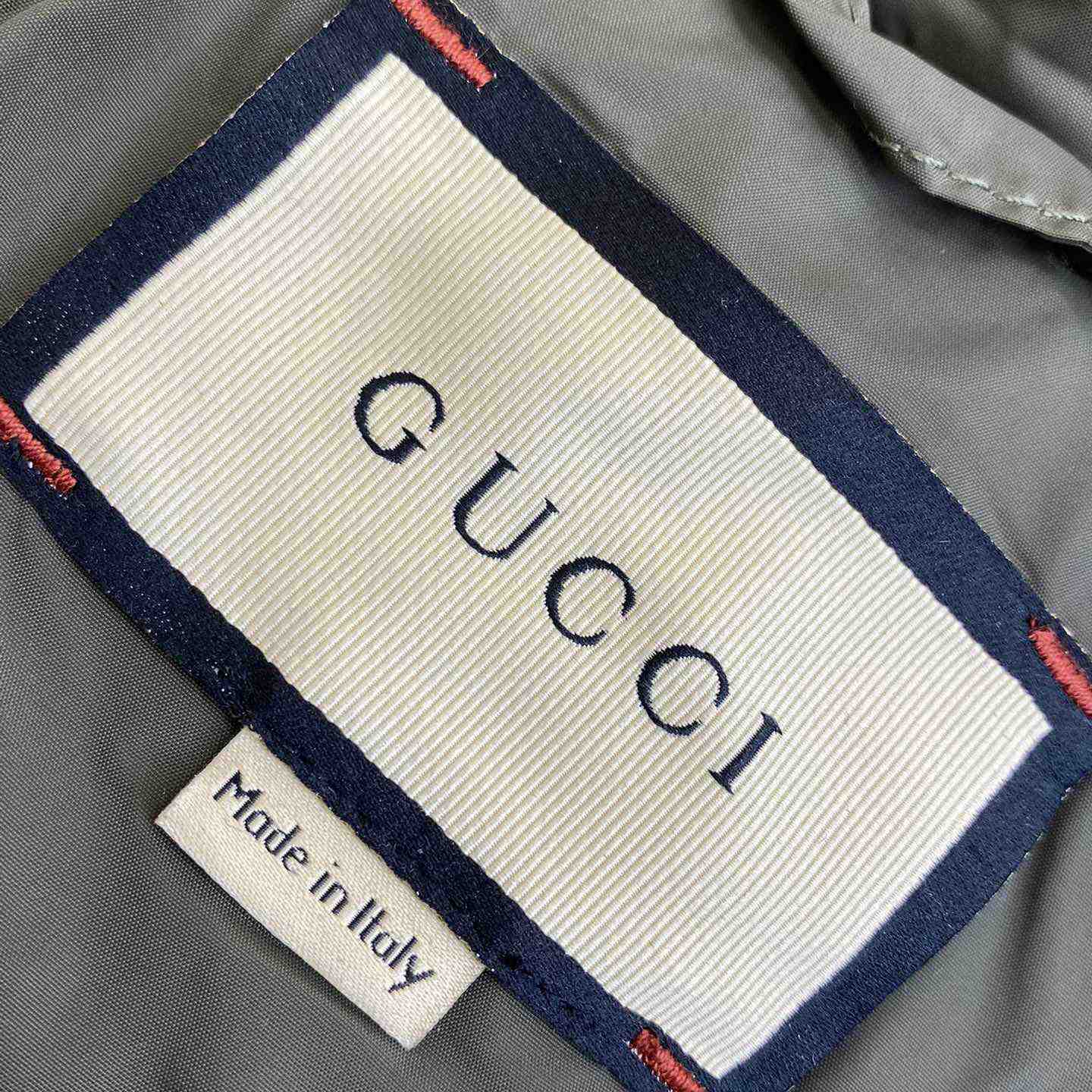 Gucci Jumbo Gg Canvas Down Jacket - DesignerGu