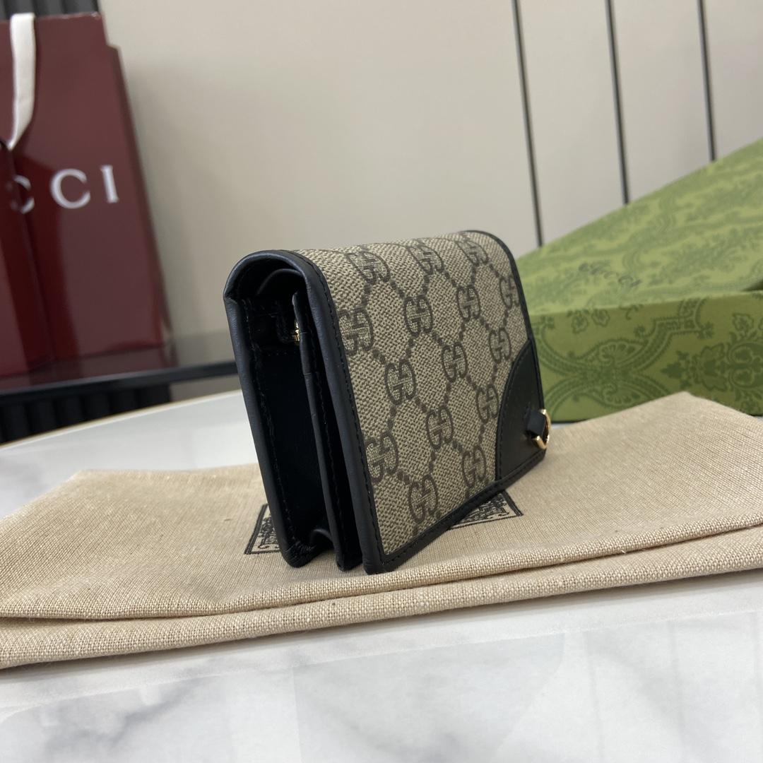 Gucci GG Emblem Mini Wallet - DesignerGu