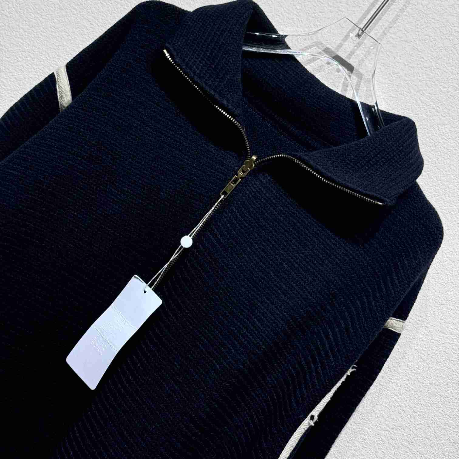 Maison Margiela – Wool Half-Zip Sweater - DesignerGu