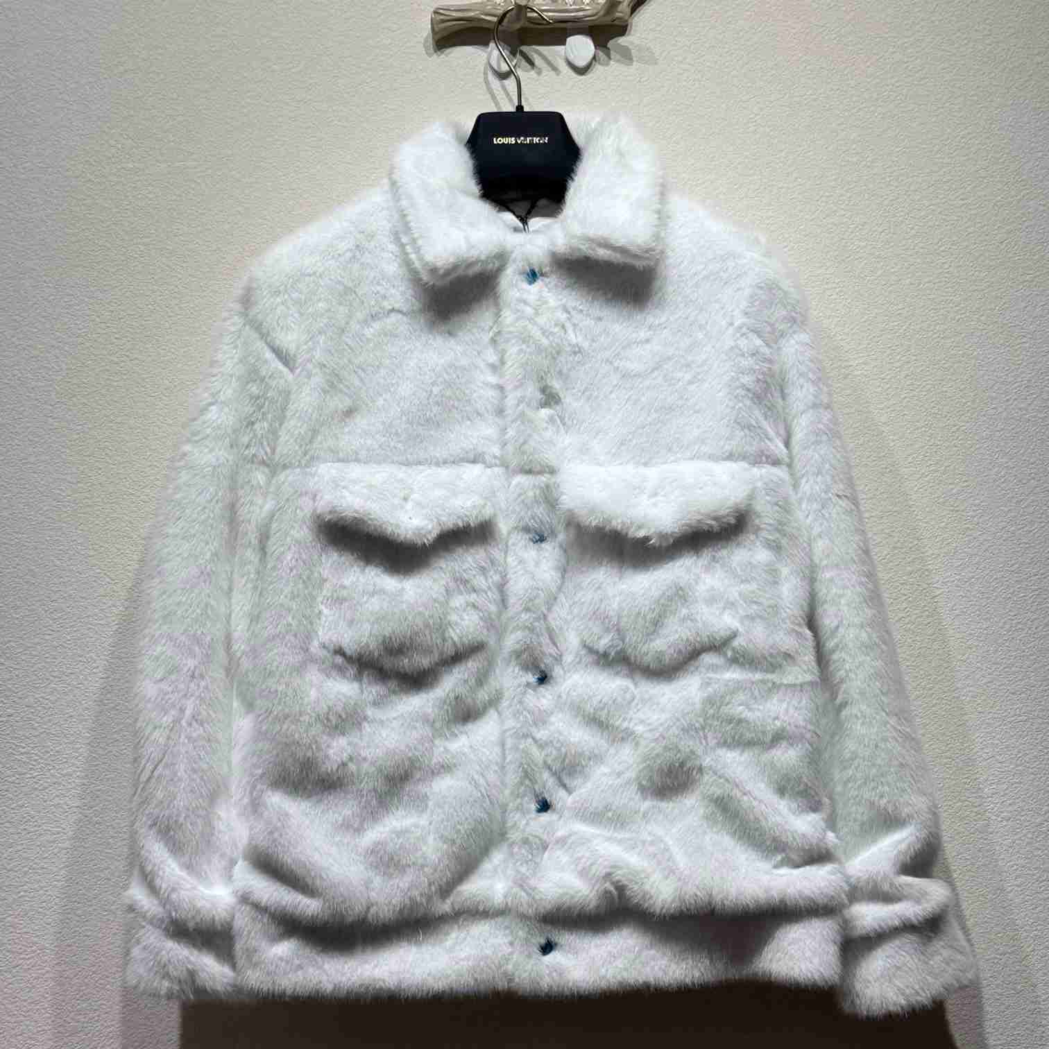 Louis Vuitton Mink Trucker Jacket  1AFXB7 - DesignerGu