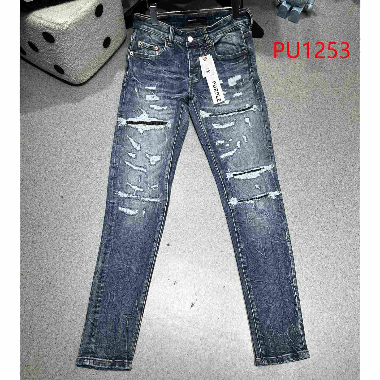 Purple-Brand Jeans   PU1253 - DesignerGu