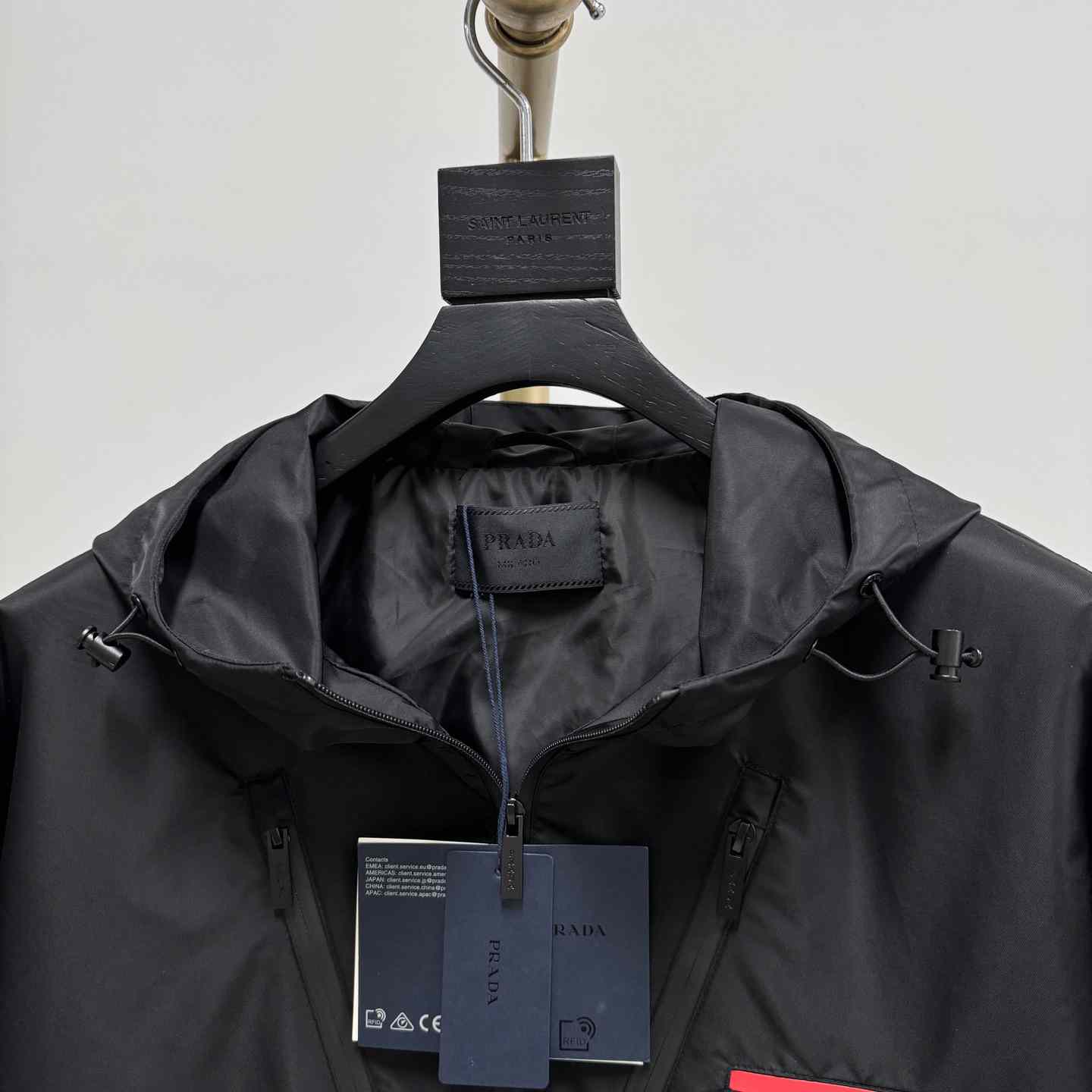 Prada Black Re-nylonJacket - DesignerGu