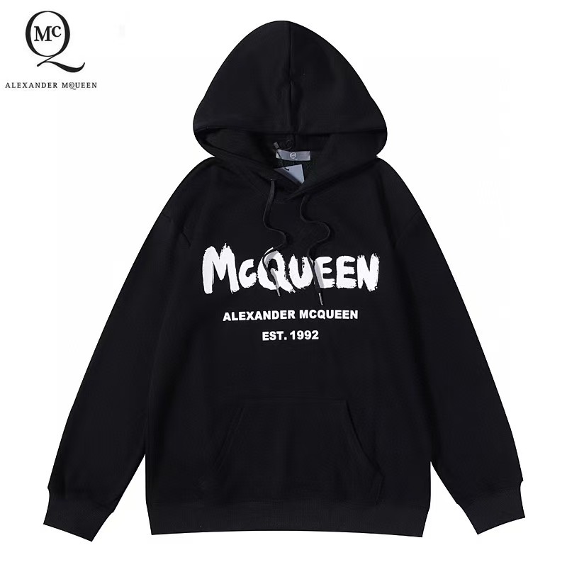 Alexander Mcqueen Cotton Hoodie - DesignerGu