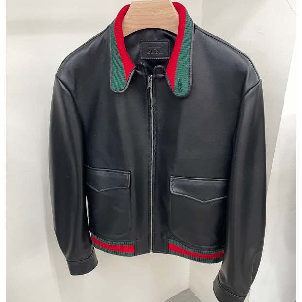 Gucci Leather Jacket - DesignerGu