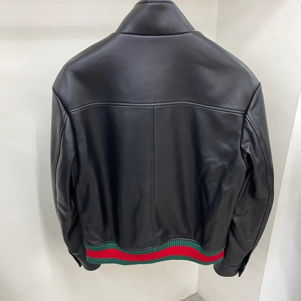 Gucci Leather Jacket - DesignerGu