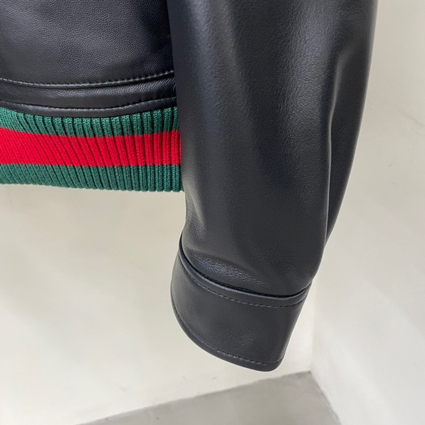 Gucci Leather Jacket - DesignerGu