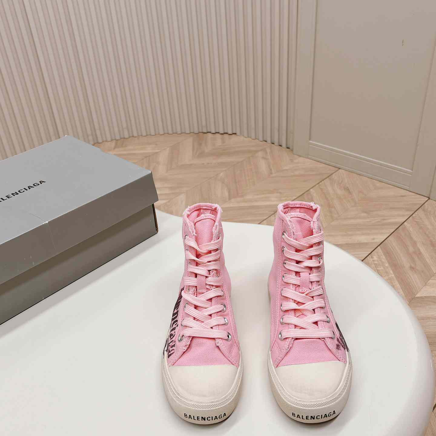 Balenciaga Paris High Top Sneakers - DesignerGu