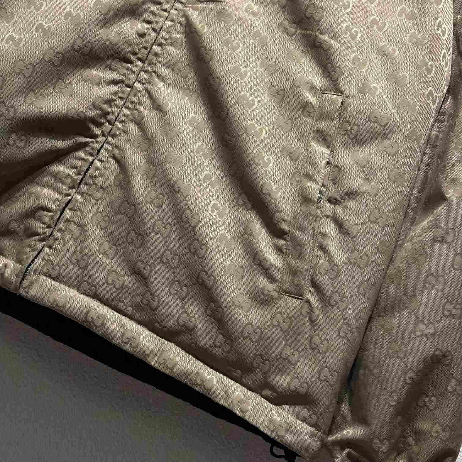 Gucci Reversible Nylon Twill Jacket - DesignerGu