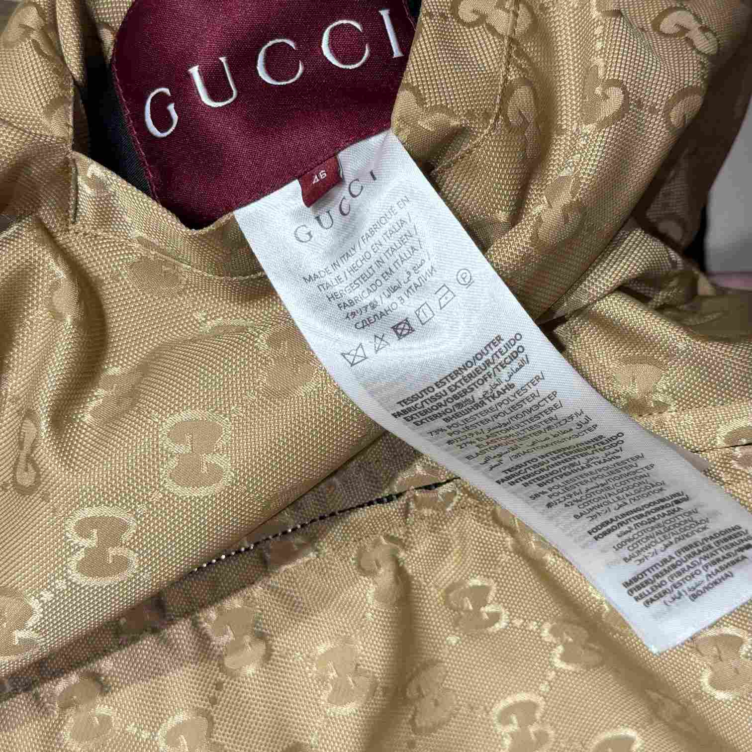 Gucci Reversible Nylon Twill Jacket - DesignerGu