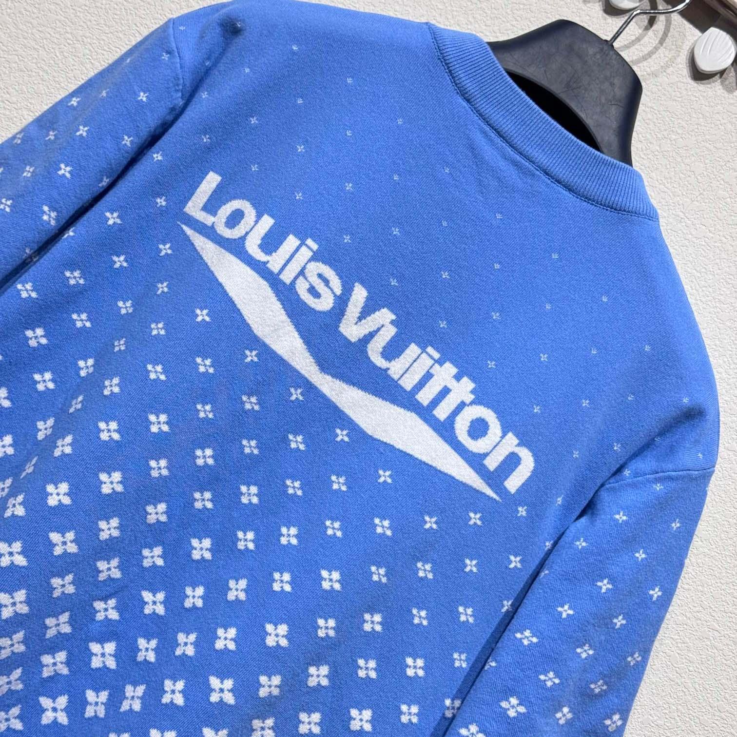 Louis Vuitton Knitted Cotton T-Shirt  1AGJUM - DesignerGu