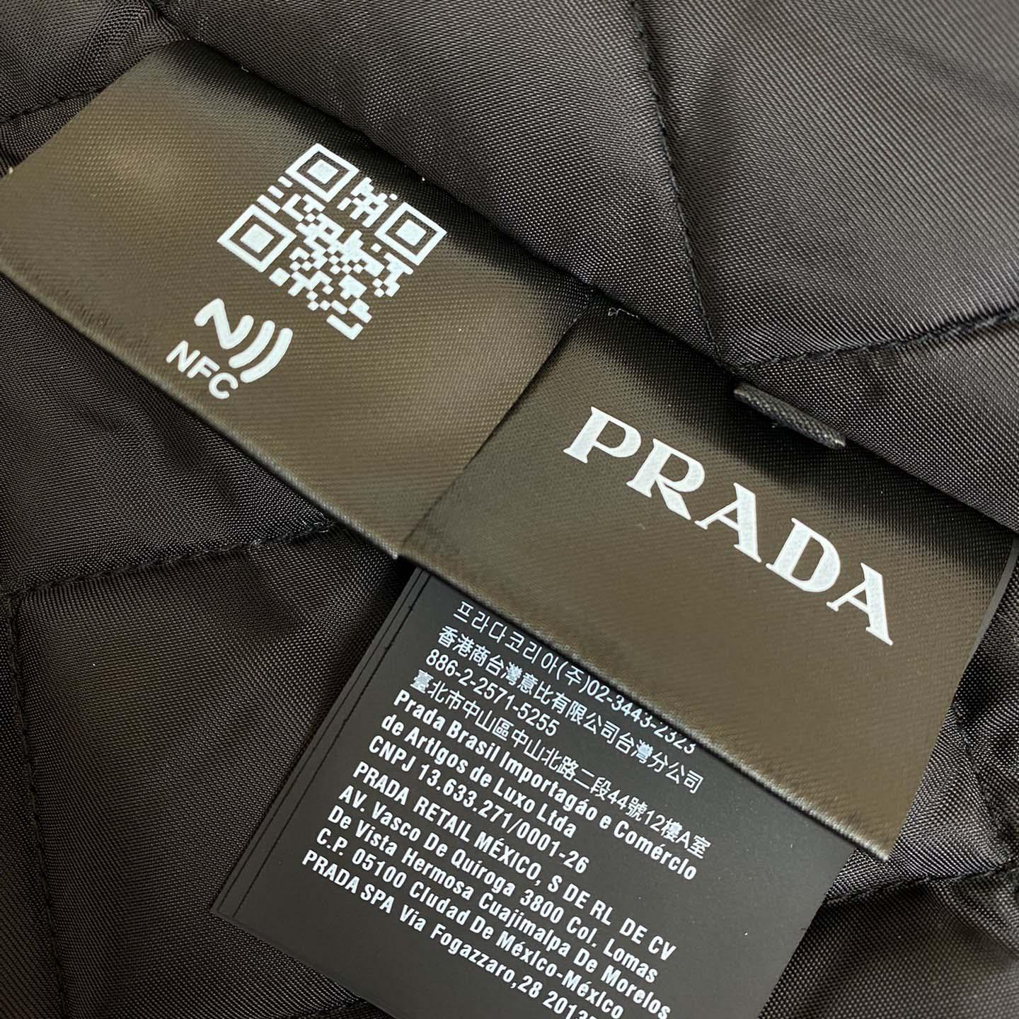 Prada Black Re-Nylon Vest - DesignerGu