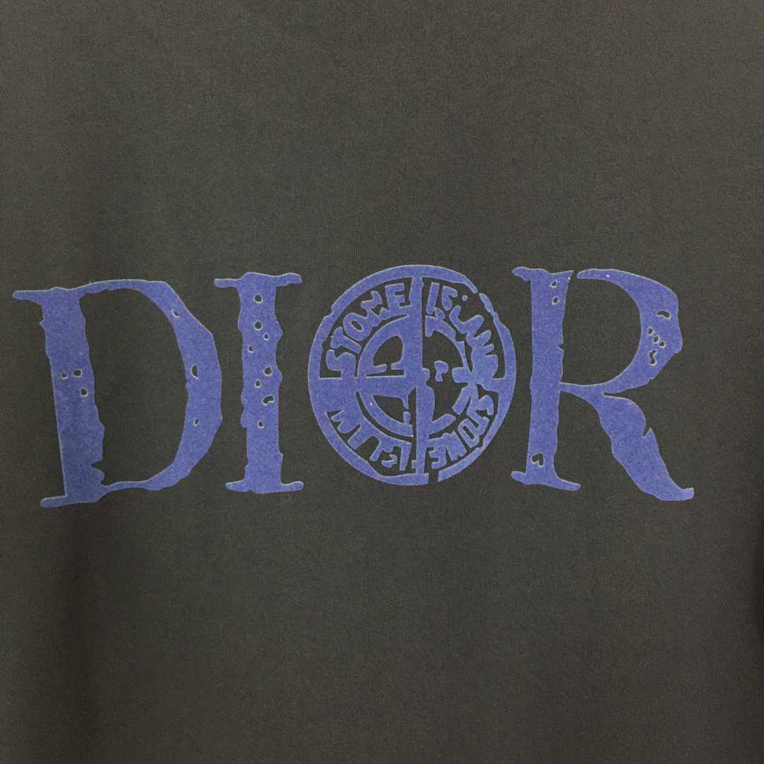 Dior And Stone Island T-Shirt - DesignerGu