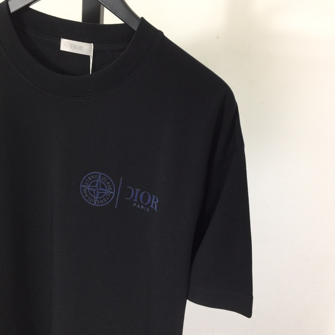 Dior And Stone Island T-Shirt - DesignerGu