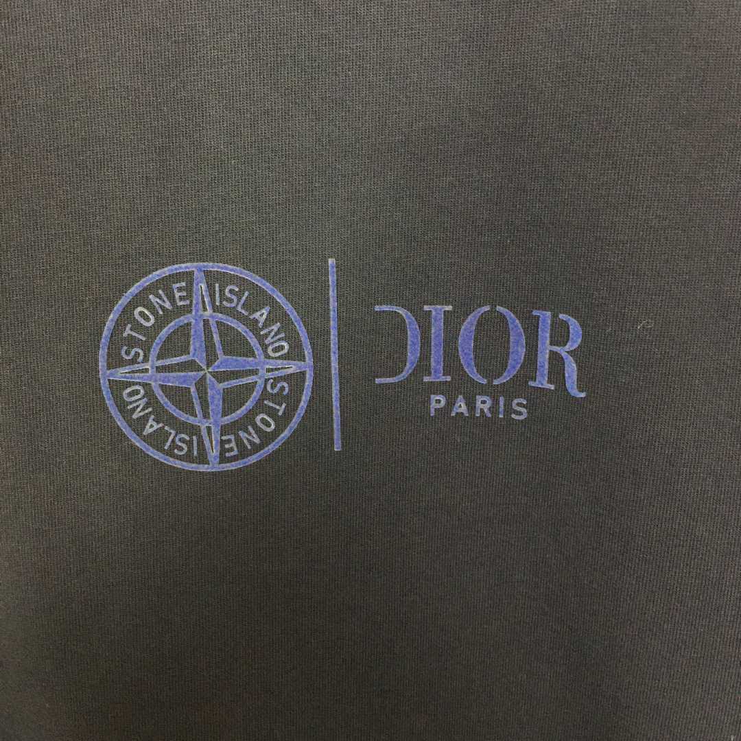 Dior And Stone Island T-Shirt - DesignerGu