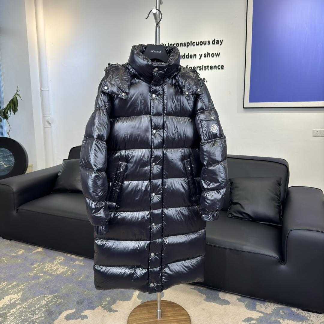 Moncler Maya Hanovcrtan Long Down Jacket - DesignerGu