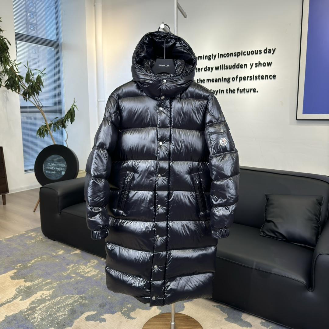 Moncler Maya Hanovcrtan Long Down Jacket - DesignerGu