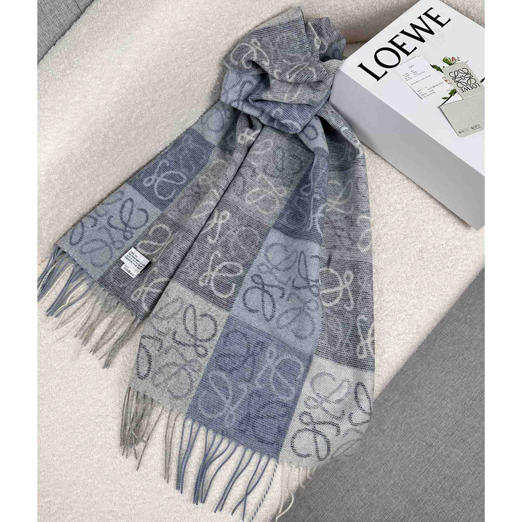 Loewe Scarf In Wool And Cashmere - DesignerGu