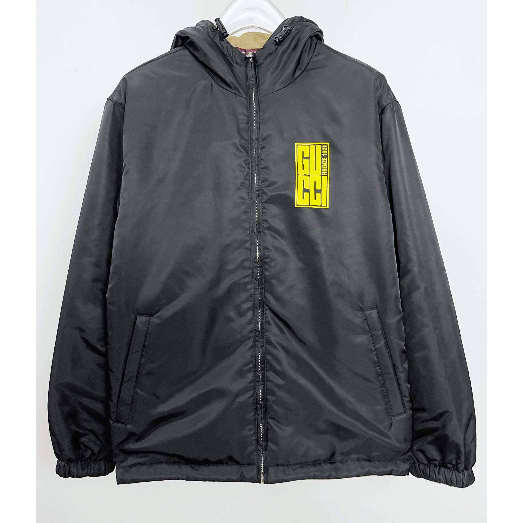 Gucci Reversible Nylon Twill Jacket - DesignerGu