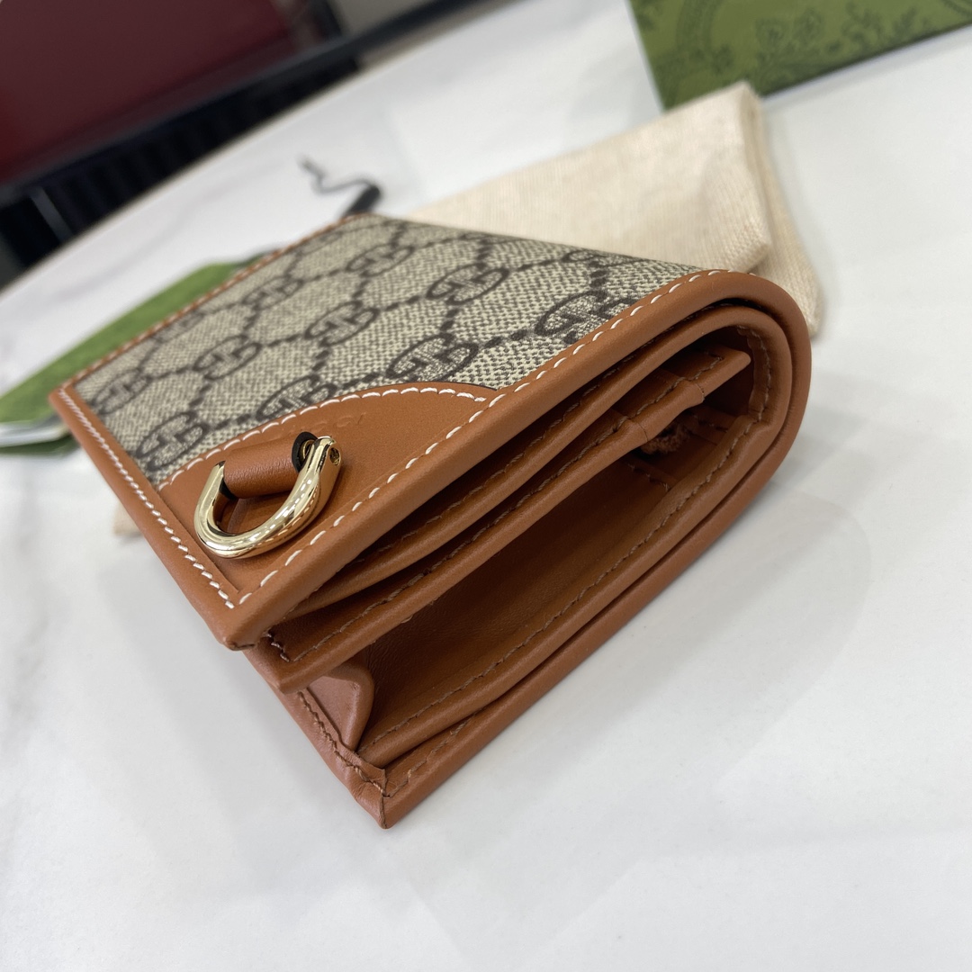 Gucci GG Emblem Mini Wallet - DesignerGu