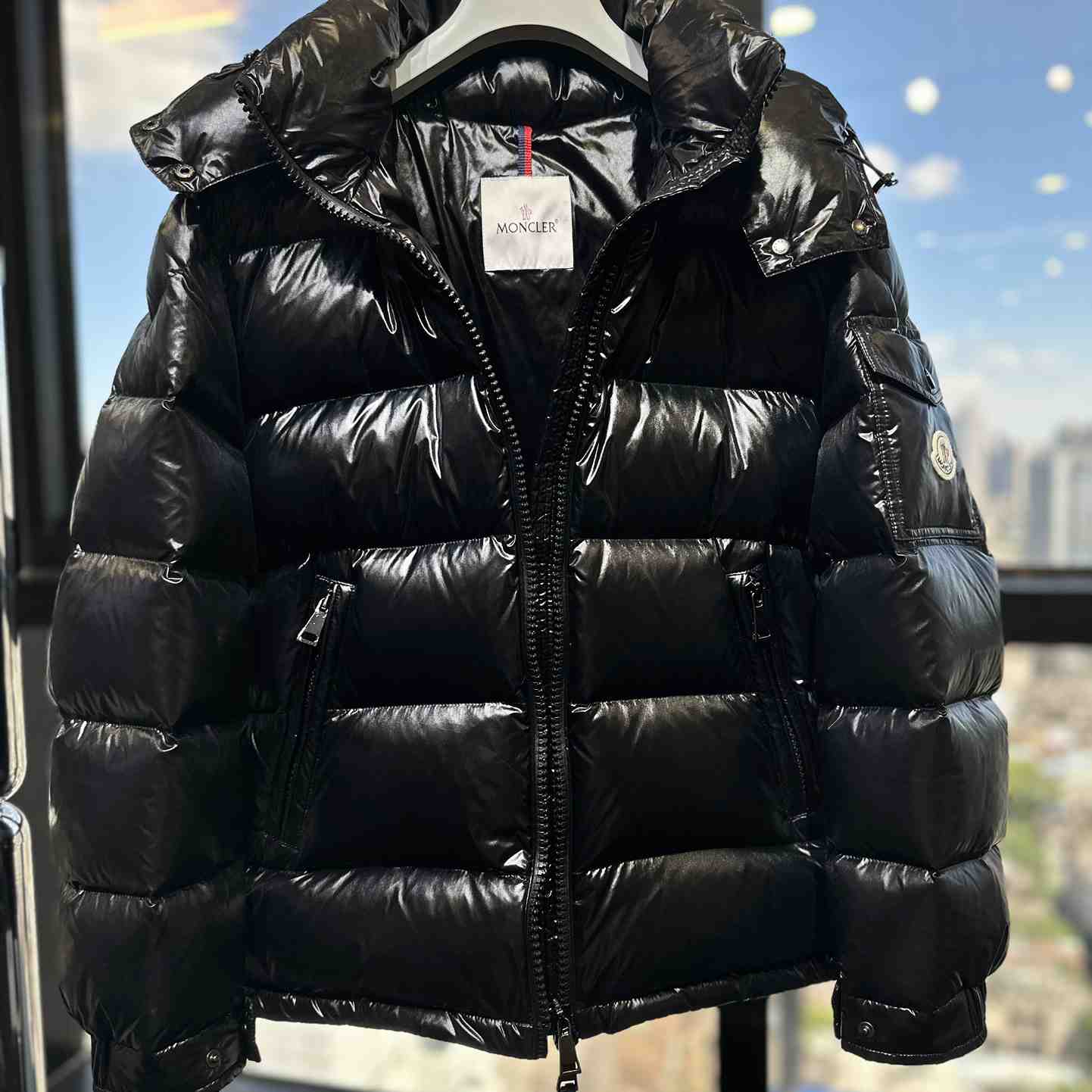 Moncler Maire Hooded Short Down Jacket - DesignerGu