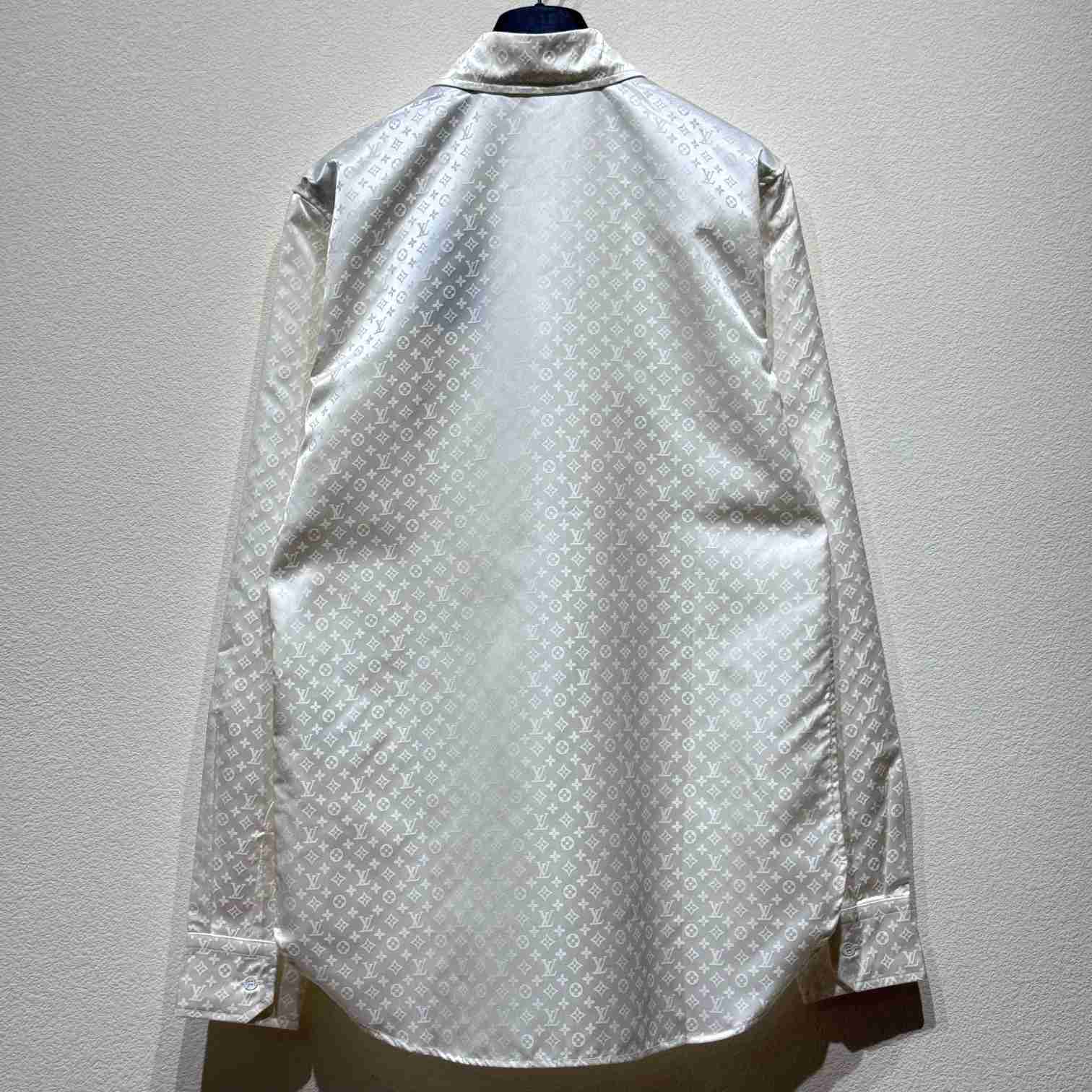 Louis Vuitton Monogram Long-Sleeved Shirt    - DesignerGu