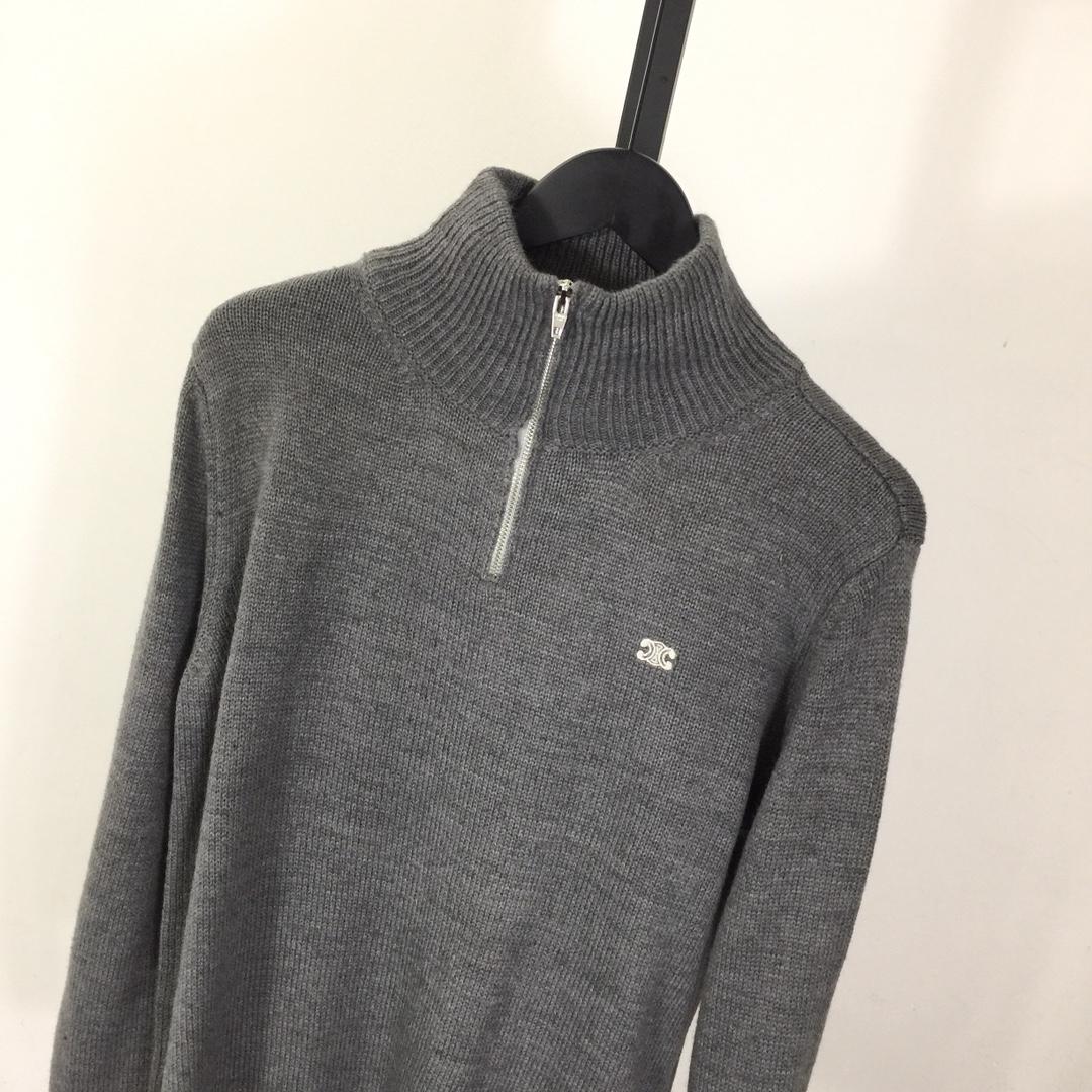 Celine Zip Sweater - DesignerGu