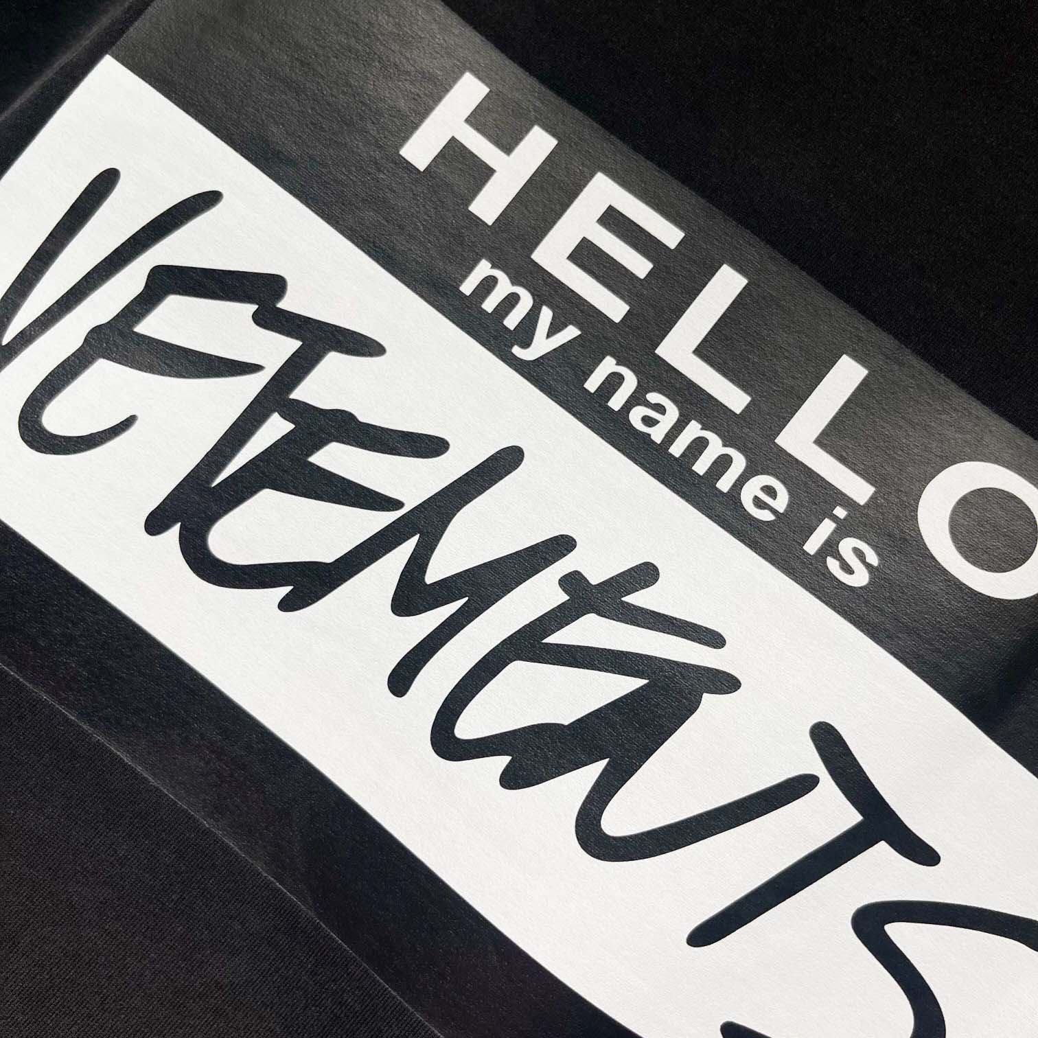 Vetements 'Hello 'Cotton Sweatshirt - DesignerGu