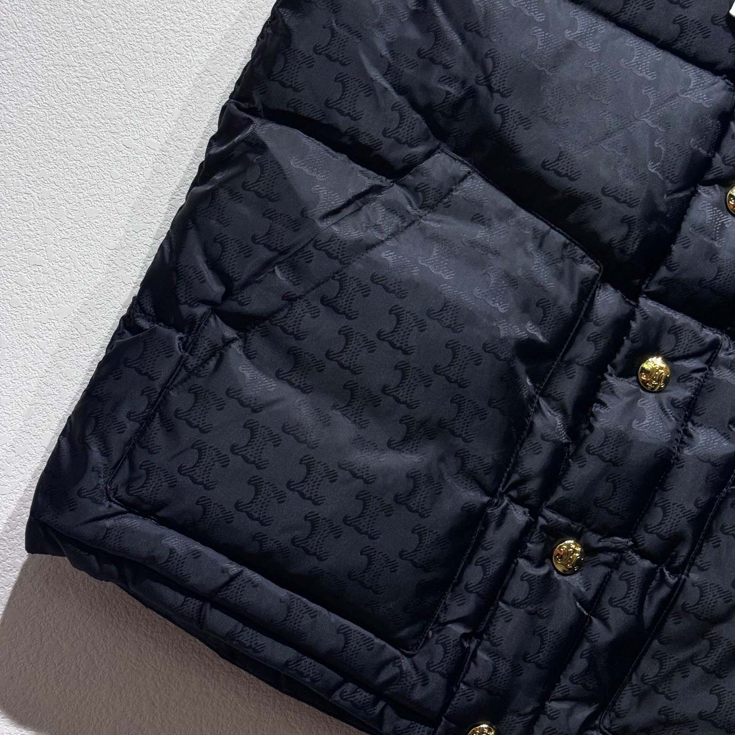 Celine Quilted Blouson Jacket In Monogram Nylon - DesignerGu