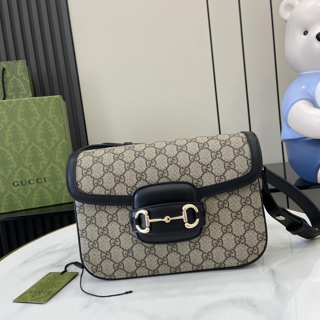 Gucci Horsebit 1955 Soft Small Shoulder Bag - DesignerGu