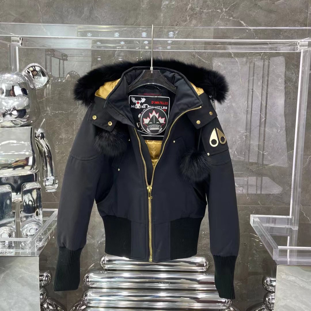 Canada Goose Gold Debbie Bomber Fur - DesignerGu