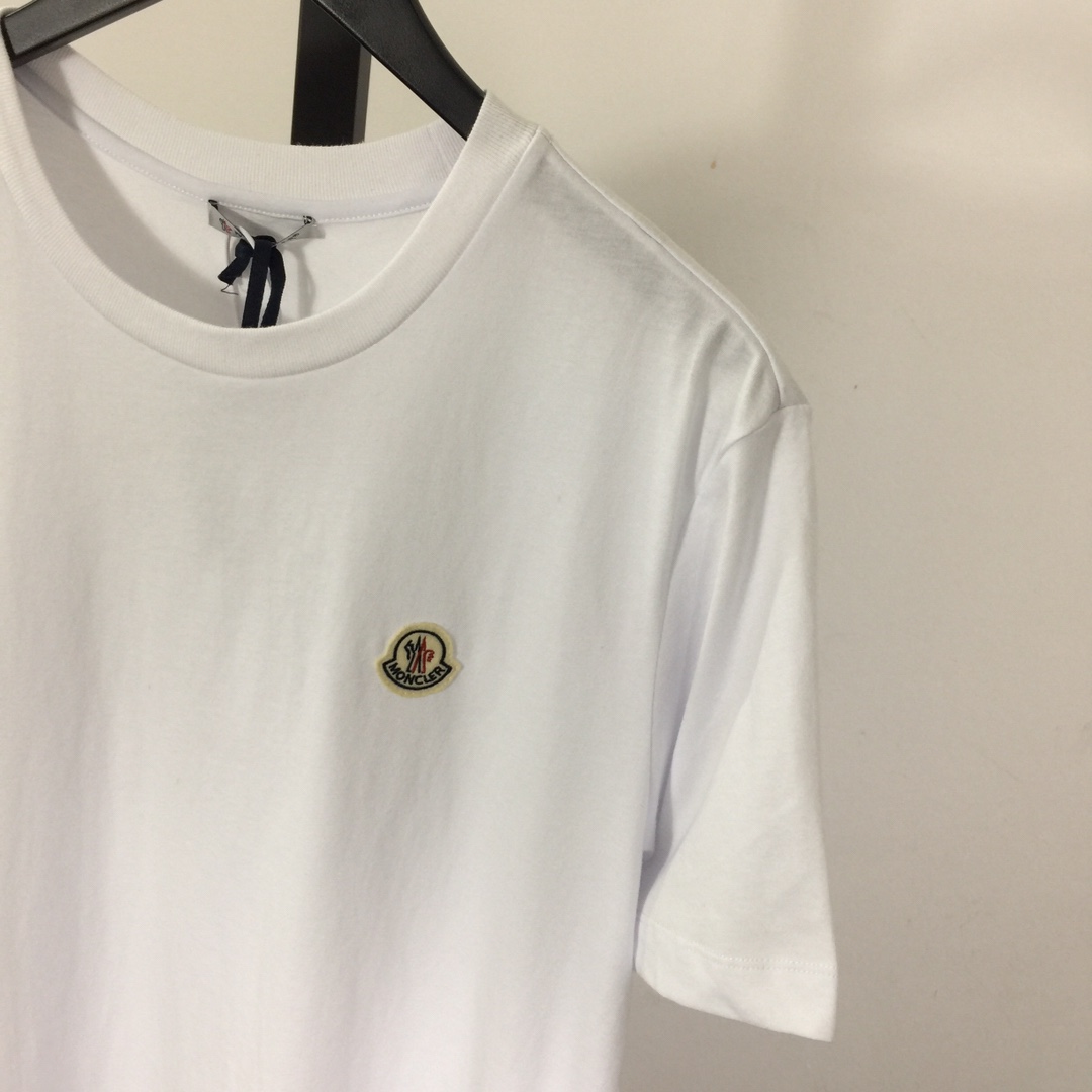 Moncler Logo Cotton T-shirt - DesignerGu