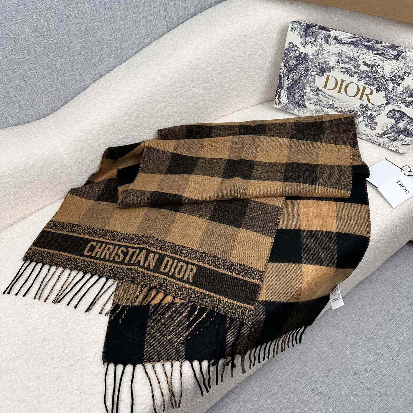 Dior Check'N'Dior Scarf - DesignerGu