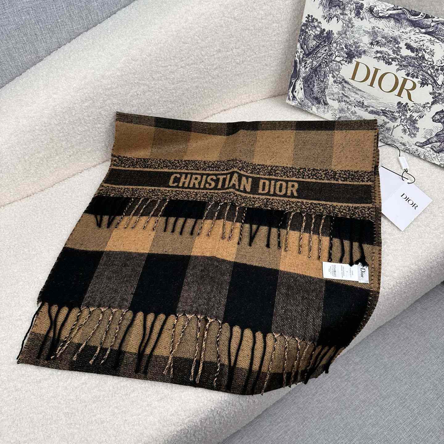 Dior Check'N'Dior Scarf - DesignerGu