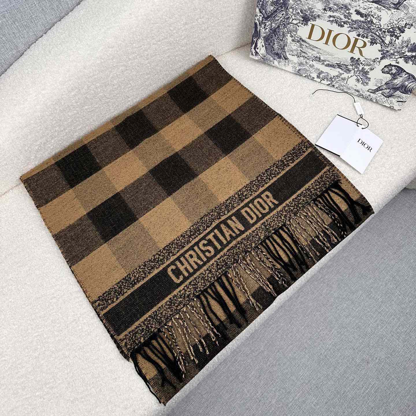 Dior Check'N'Dior Scarf - DesignerGu