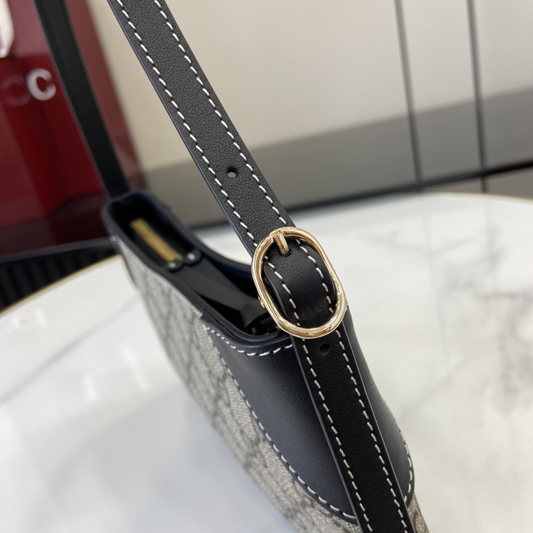 Gucci GG Emblem Super Mini Shoulder Bag - DesignerGu